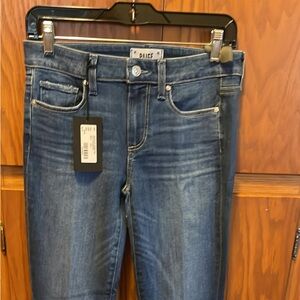 PAIGE Jeans Manhattan Mid Rise Slim Boot